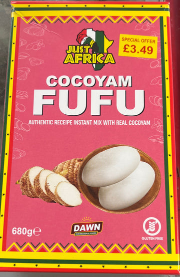 Just Africa Cocoyam Fufu 680g