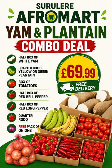 Yam and plantain Combo