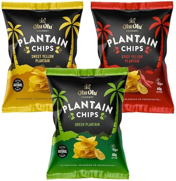 Olu-Olu Plantain Chips - 24packs