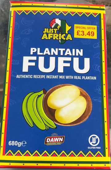 Just Africa Plantain  Fufu 680g
