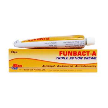 Funbact Triple Action Cream 30Gm
