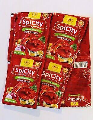 Spicity Seasoning Powder Jollof Rice 10g (Pack of 10)